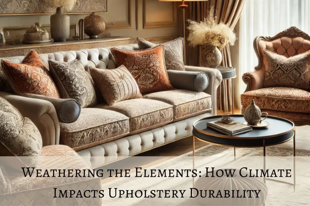 Weathering the Elements: How Climate Impacts Upholstery Durability