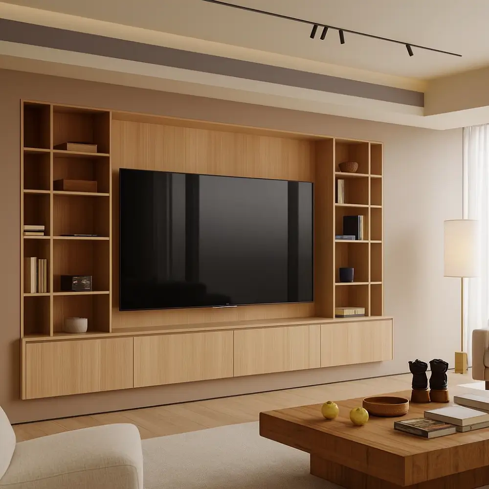 Custom TV Rack for Homes