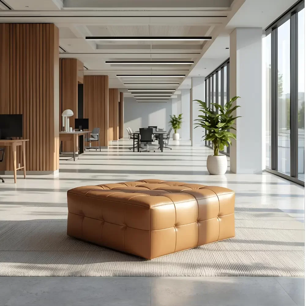 Commercial Square Ottoman