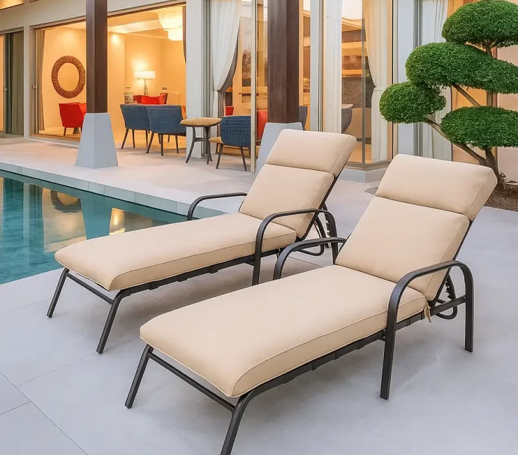 Custom Chaise Cushions